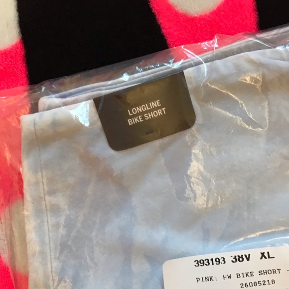 💕VS PINK BLUE WASHED LONGLINE COTTON BIKE SHORT - Picture 4 of 7